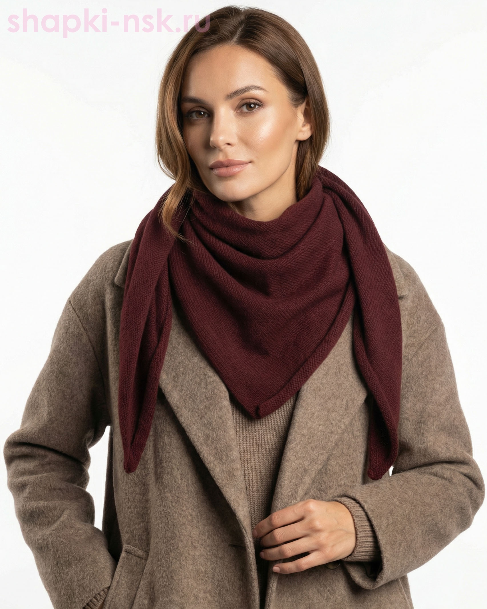 1248 WH Платок (180 x 70)