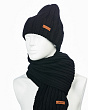 Комплекты Noryalli 42600/32600 (колпак+шарф) Комплект - черный