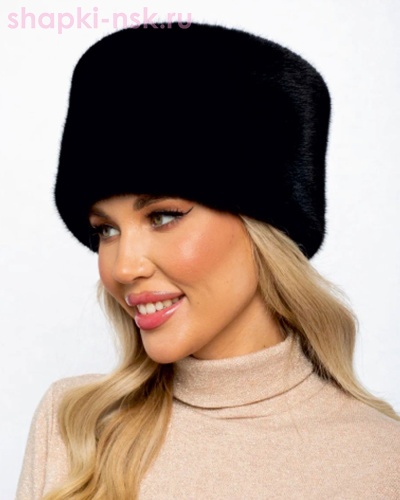 Кубанка экомех норка Шапка женская (56-58) - Шапки-НСК. Головные уборы оптом и в розницу.