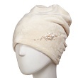 Головные уборы Verenitsa (Svetlitsa) 65/10-2 Колпак женский флис (55-58) - молоко