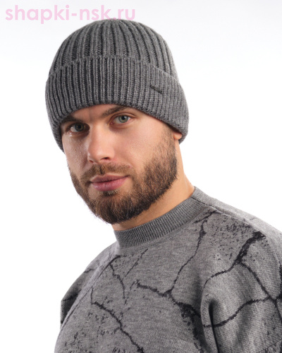 5540 Шапка мужская флис (57-59) - Шапки-НСК. Головные уборы оптом и в розницу.