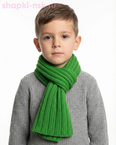 7026 RBS Шарф для мальчика (120 x 14) - Шапки-НСК. Головные уборы оптом и в розницу.