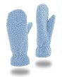 Перчатки, варежки, митенки Avanta Аванта лого трикотаж барашек флис Варежки - голубой