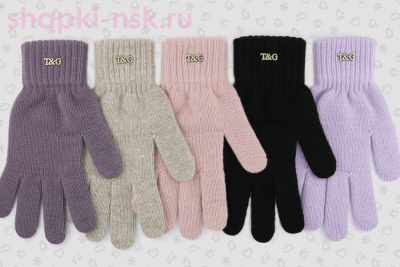 056-TGg Перчатки для девочки (14-16 лет) - Шапки-НСК. Головные уборы оптом и в розницу.