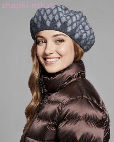 515 Берет женский флис (56-58) - Шапки-НСК. Головные уборы оптом и в розницу.