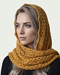 Шарфы, снуды, прочие Paola Belleza 600 PB Косынка женская (120 х 60) - горчичный