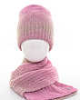 Комплекты Levelpro Лантана-Чина (шапка+шарф) Комплект - розовый