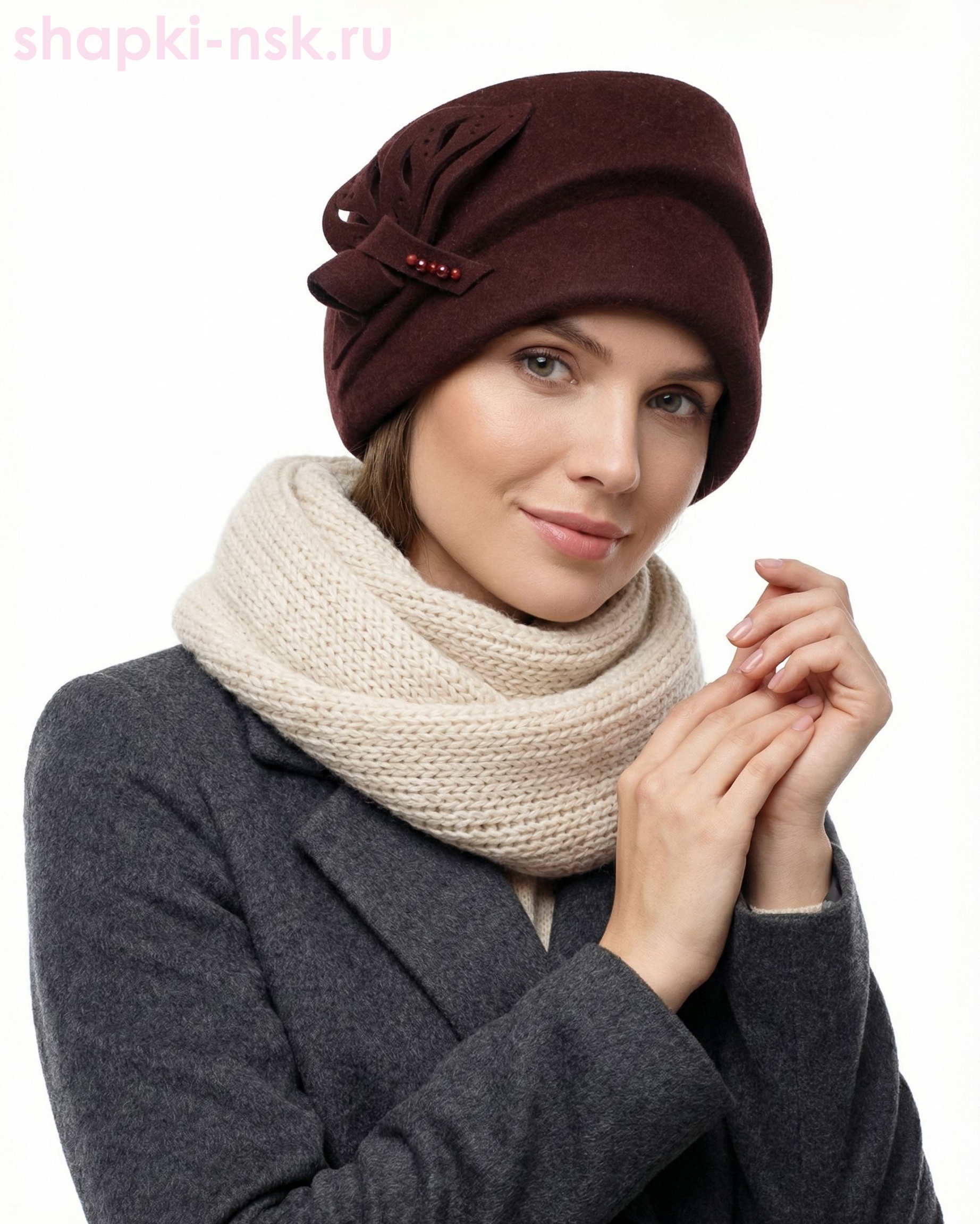 Альбина шерсть Шляпа женская (56-58)