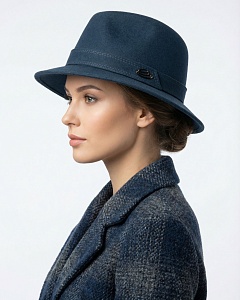 Трилби с промином шерсть Шляпа женская (56-58)