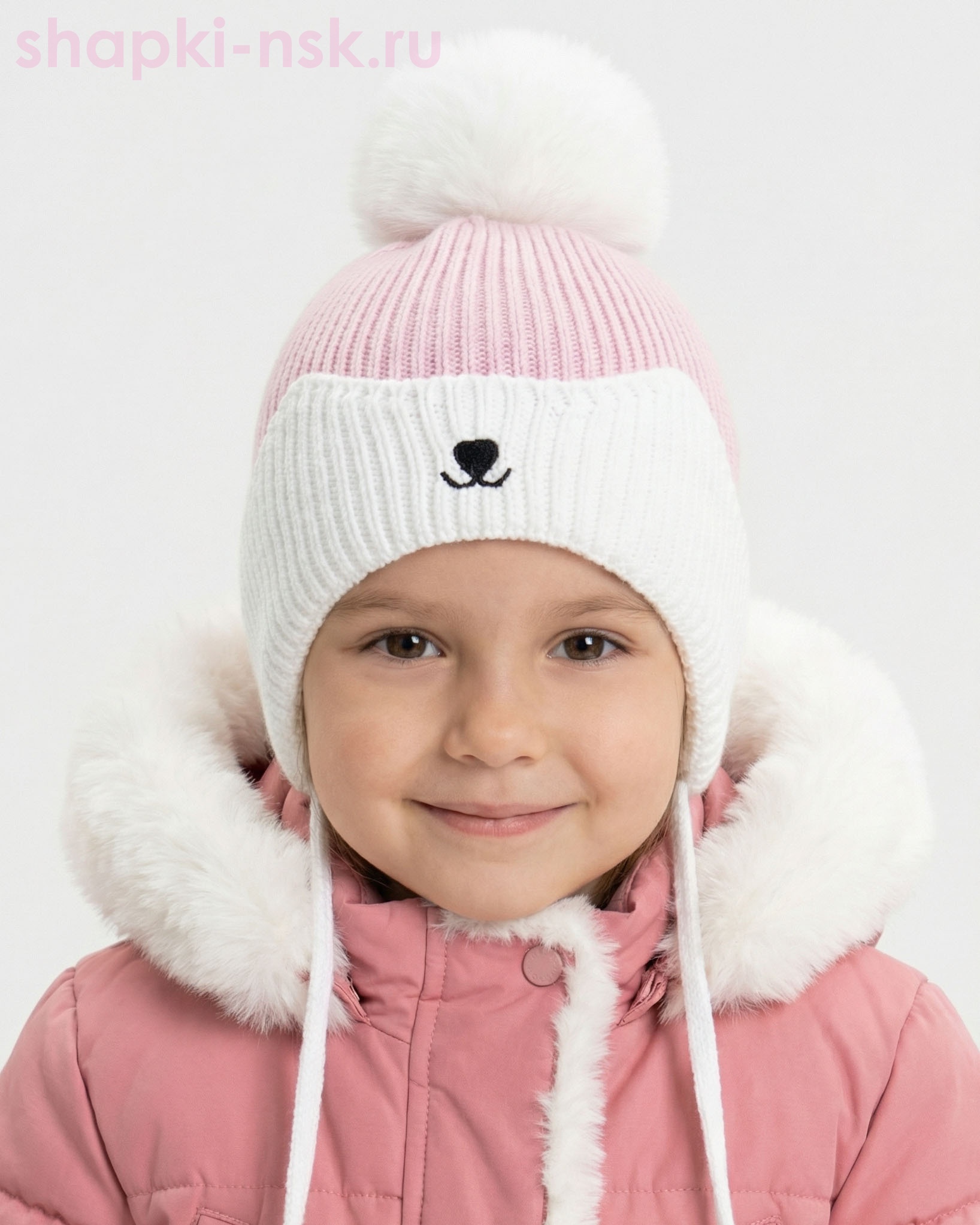 13313/2 MGU Шапка для девочки флис (50-52)