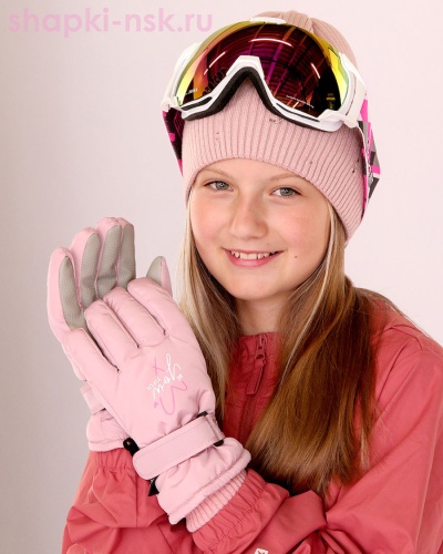 052-TCH Перчатки для девочки (9-11 лет) - Шапки-НСК. Головные уборы оптом и в розницу.