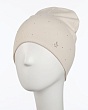 Головные уборы Поляярик 03-56-LT Бини для девочки (52-54) - кремовый