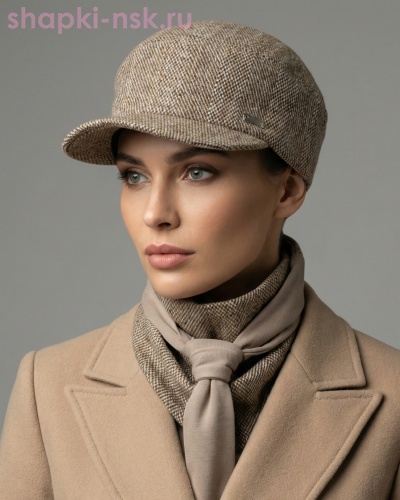 Аюна Комплект женский флис (бейсболка+бактус) (57-59) - Шапки-НСК. Головные уборы оптом и в розницу.