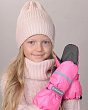 Перчатки, варежки, митенки Поляярик 02-B (2-8 лет) Варежки - яр.розовый