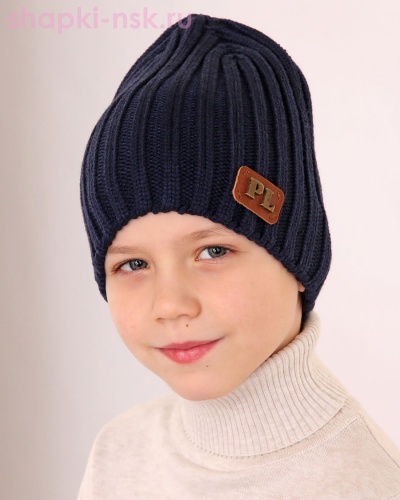 08-32-M (о) Бини для мальчика (52-54) - Шапки-НСК. Головные уборы оптом и в розницу.