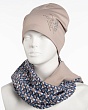 Головные уборы Avenue 0190к СП Комплект флис (шапка+снуд) (56-58) - 565/12-бежевый