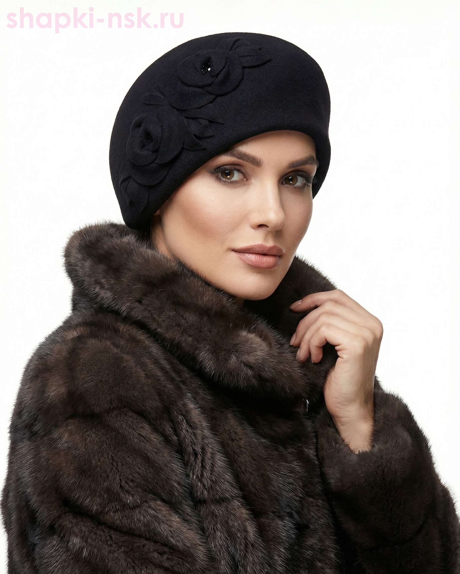 Крыло роза Берет женский (56-58)