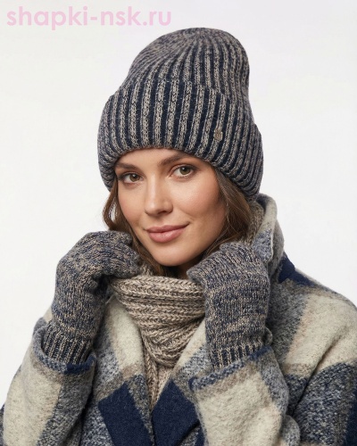 Венеция Бини женская (56-58) - Шапки-НСК. Головные уборы оптом и в розницу.