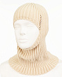 Головные уборы Поляярик 03-42-S Шлем для девочки флис (50-52) - кремовый