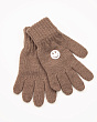 Перчатки, варежки, митенки Теплыши 114-TGg Перчатки для девочки (5-6 лет) - коричневый