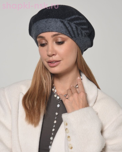 Мелисса 496 Берет женский флис (56-58) - Шапки-НСК. Головные уборы оптом и в розницу.
