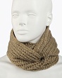 Шарфы, снуды, прочие Miks 88.811.000 M Медина 2 Снуд женский (100 x 25) - грецкий орех-золотой люрекс