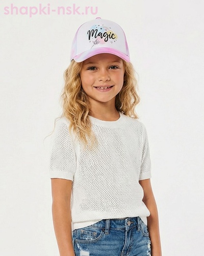 3121 МC Бейсболка для девочки (50-52) - Шапки-НСК. Головные уборы оптом и в розницу.