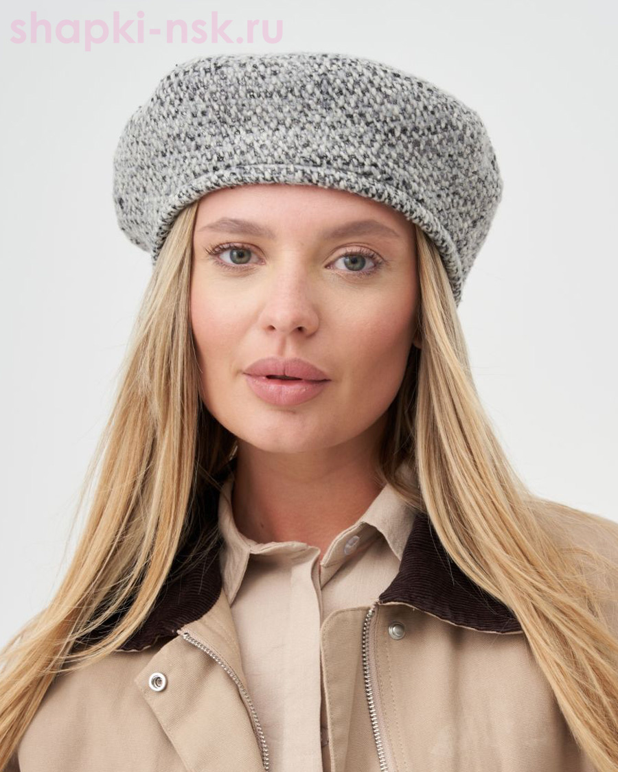 Юнна ткань шанель букле люрекс Берет (56-58)