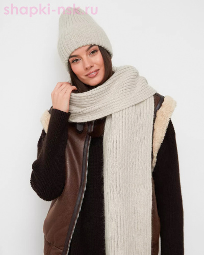 797 KWH Комплект женский (колпак+шарф) (56-58) - Шапки-НСК. Головные уборы оптом и в розницу.