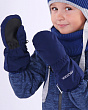 Перчатки, варежки, митенки Теплыши 045-TCH (м) Варежки (6-8 лет) - т.синий