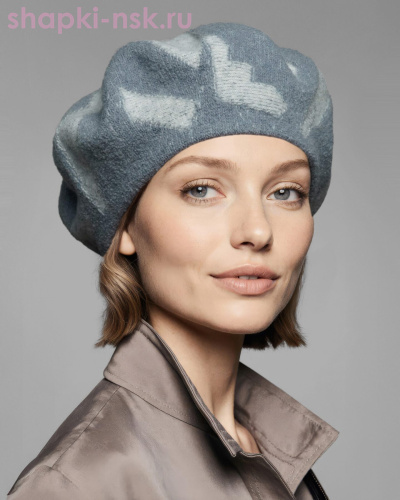 517 Берет женский флис (56-58) - Шапки-НСК. Головные уборы оптом и в розницу.