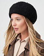 Головные уборы Levelpro Даяна ткань шанель букле Берет флис (56-58) - черный