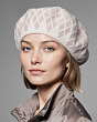 Головные уборы Di Lana 515 Берет женский флис (56-58) - св.фрез-белый