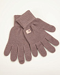 Перчатки, варежки, митенки Теплыши 042-TGg Перчатки для девочки (11-13 лет) - пепел сирени