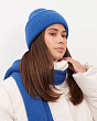 Комплекты Forti 144 KWH Комплект женский (колпак+шарф) (56-58) - яр.синий