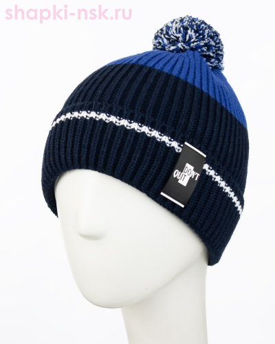 13272/2 MBH Колпак для мальчика флис (52-54) - Шапки-НСК. Головные уборы оптом и в розницу.