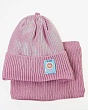 Комплекты Поляярик 01-49-E флис (50-52) (шапка+снуд) Комплект - лиловый