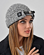 Головные уборы Mike Ambaroff Травка с ремешком Докер флис (56-58) - черно-белый