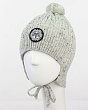 Головные уборы Marhatter 14521/2 MBU Ушанка для мальчика флис (50-54) - св.серый