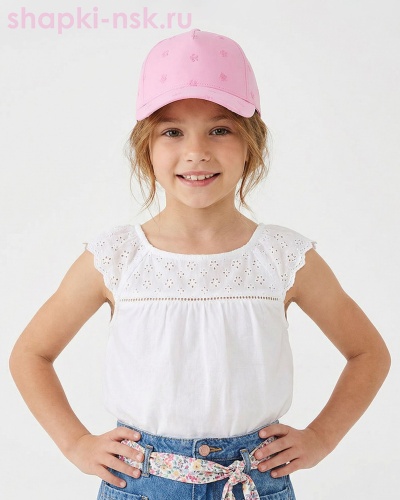 4233 МB Бейсболка для девочки (52-56) - Шапки-НСК. Головные уборы оптом и в розницу.