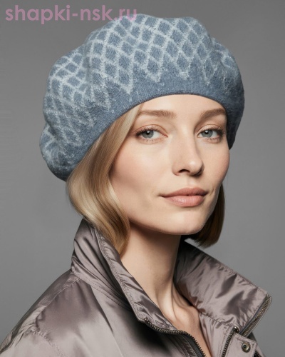 514 Берет женский флис (56-58) - Шапки-НСК. Головные уборы оптом и в розницу.