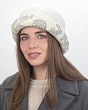 Головные уборы Сиринга 144/45-Д Шляпа женская (56-60) - св.серый-молочный