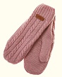 Перчатки, варежки, митенки Noryalli 59901 флис Варежки - пепельная роза
