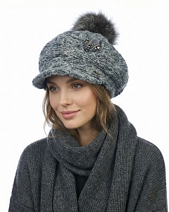 Гелана букле Кепка женская флис (56-60)