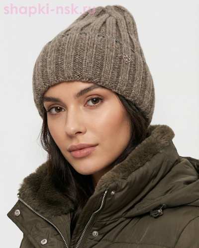 Карамель 444 Бини женская (56-58) - Шапки-НСК. Головные уборы оптом и в розницу.