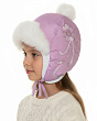 Головные уборы Colibri 213-З Малышка Ушанка для девочки (44-46) - лаванда