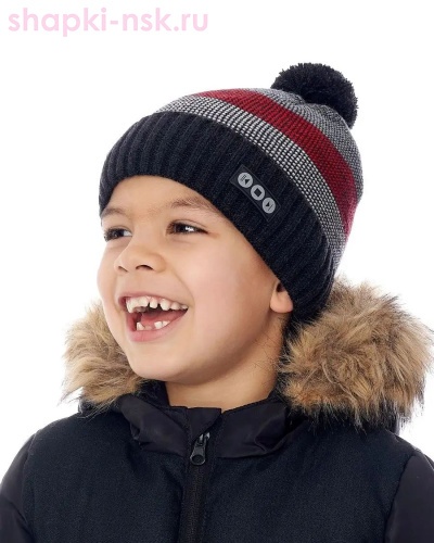 11232/2 MBH Колпак для мальчика флис (52-54) - Шапки-НСК. Головные уборы оптом и в розницу.