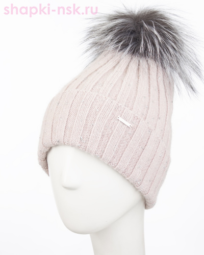 12630/2-F MGH Колпак для девочки флис (54-56) - Шапки-НСК. Головные уборы оптом и в розницу.