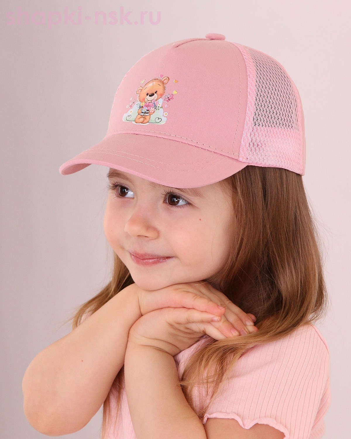 786-BS Бейсболка для девочки (48-50)