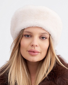 Лина экомех норка Берет женский флис (56-57)